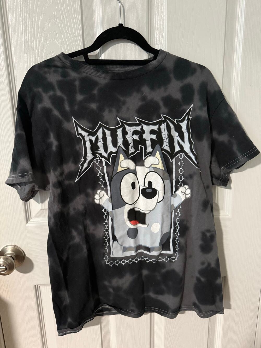 Bluey Muffin Tie Dye Shirt Hot Topic Adult Small